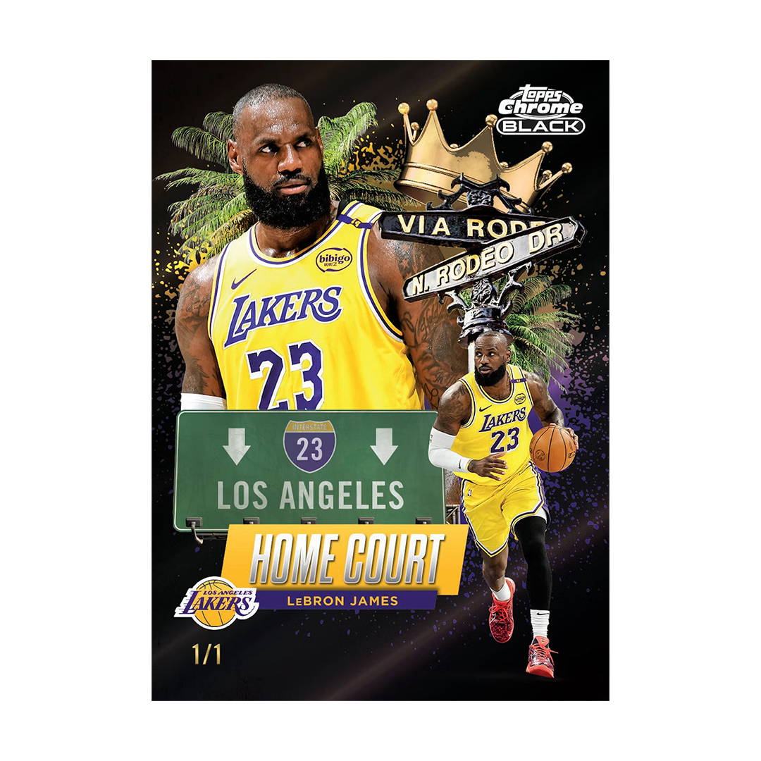 2025-26 Topps Chrome Black Basketball Hobby Box