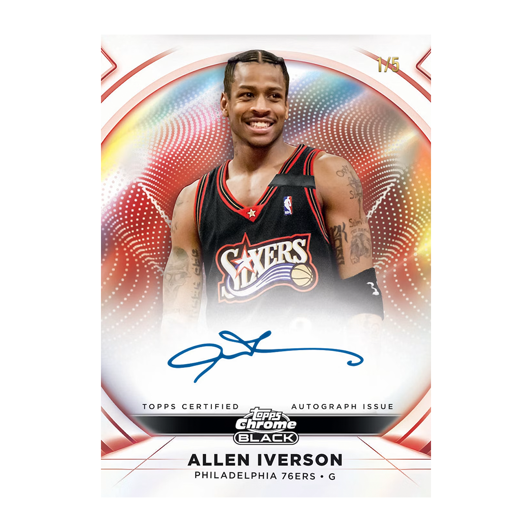 2025-26 Topps Chrome Black Basketball Hobby Box