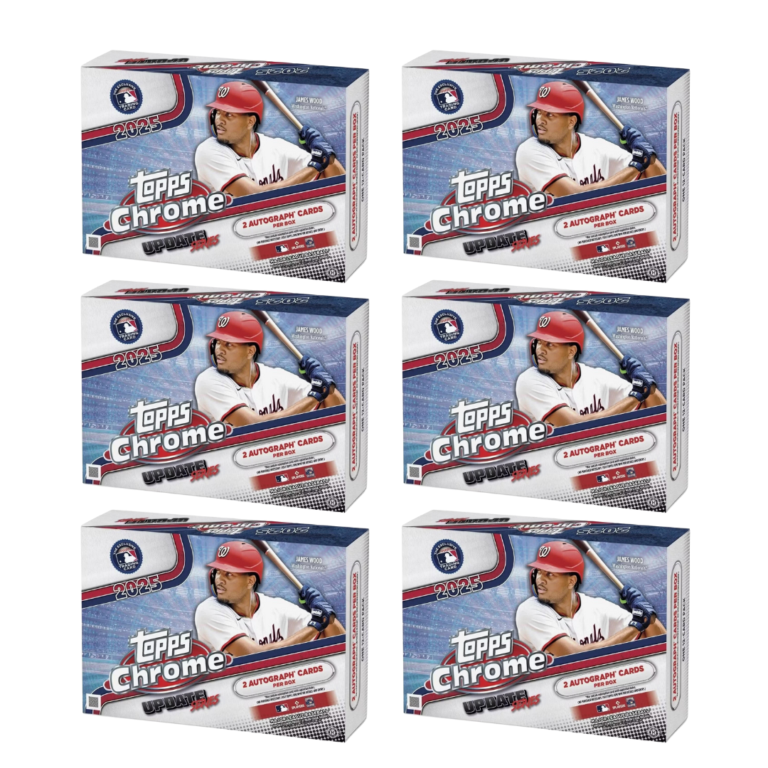 #TCU01 | PYT | 2025 TOPPS CHROME UPDATE BREAKERS DELIGHT CASE (6 Boxes)
