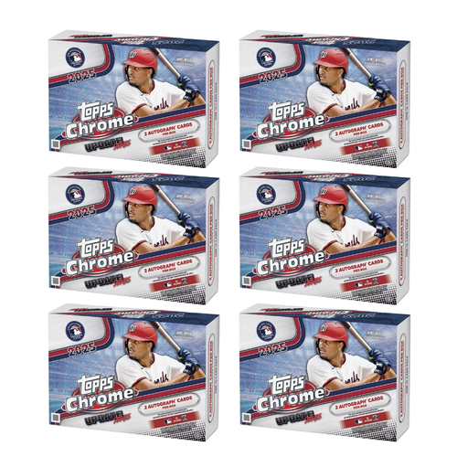 #TCU01 | PYT | 2025 TOPPS CHROME UPDATE BREAKERS DELIGHT CASE (6 Boxes)