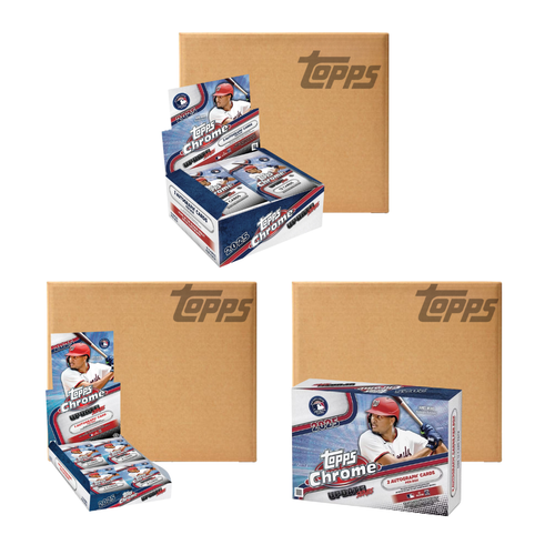 #TCU24 | PYT | 2025 TOPPS CHROME UPDATE BREAKERS DELIGHT CASE (6 Boxes) + CHROME UPDATE HOBBY CASE (12 BOXES) + CHROME UPDATE JUMBO CASE (8 BOXES)