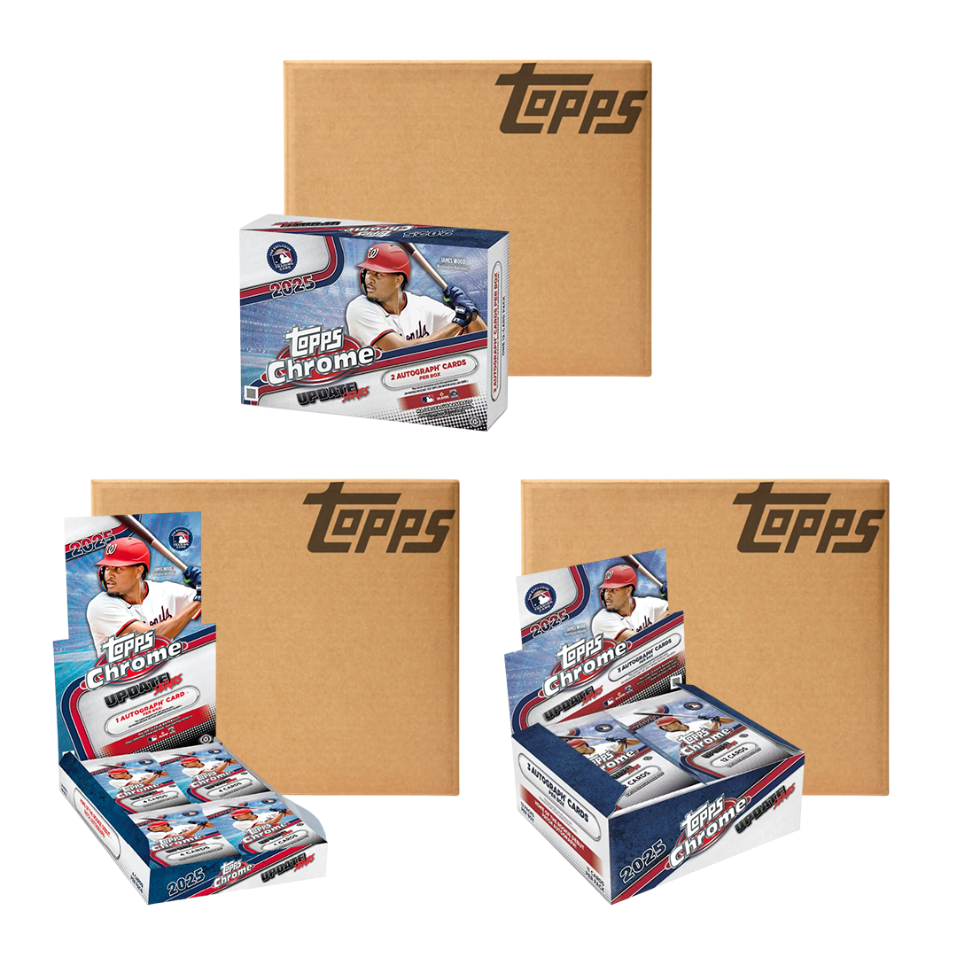 #TCU70 | BOUNTY BUSTER | 2025 TOPPS CHROME UPDATE BREAKERS DELIGHT CASE (6 Boxes) + TOPPS CHROME UPDATE HOBBY CASE (12 BOXES) + TOPPS CHROME UPDATE JUMBO CASE (8 BOXES)