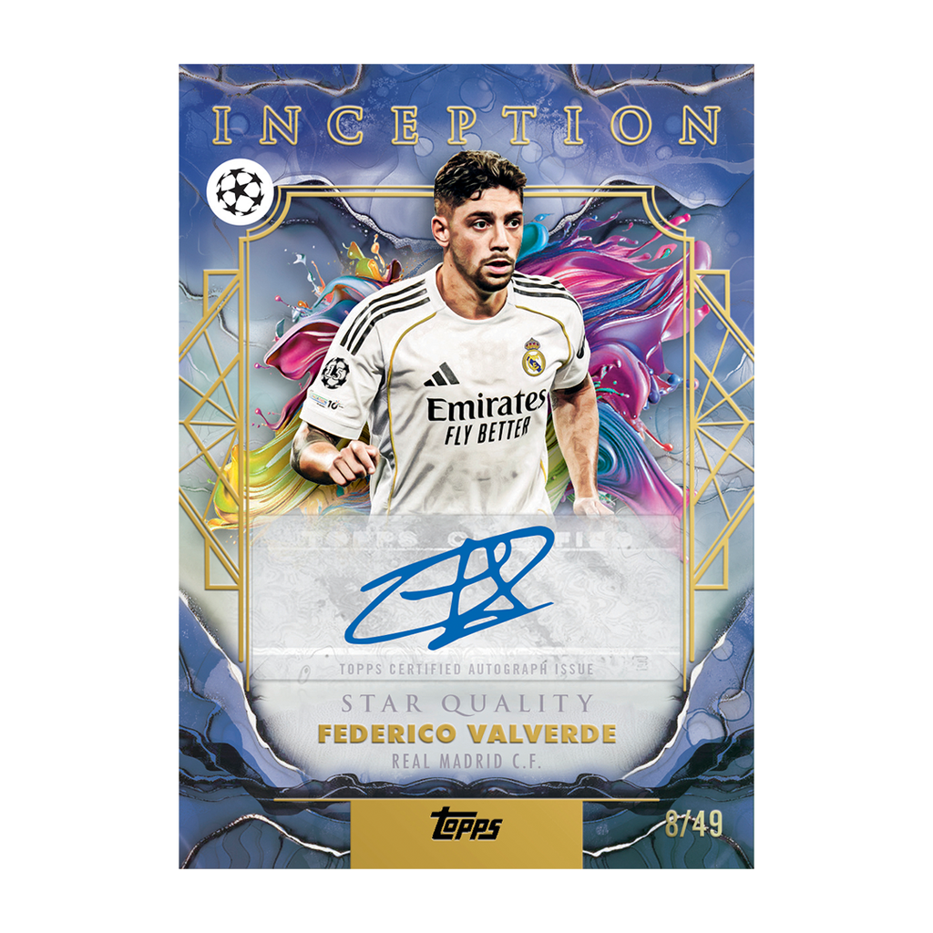 2025-26 Topps UEFA Champions League Inception Hobby Box
