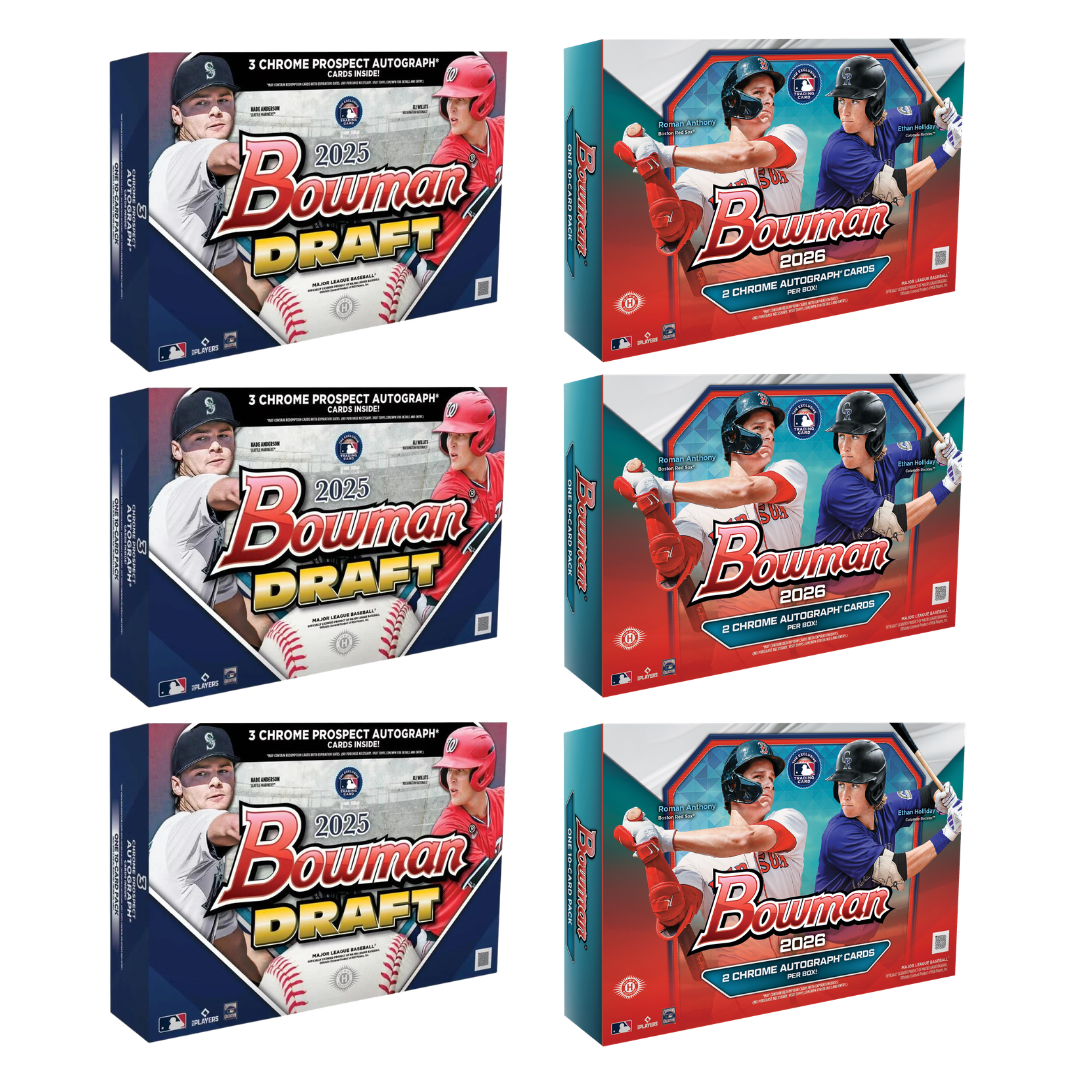 #MLB034 | PYT | 2025 BOWMAN DRAFT BASEBALL DELIGHT (x3) + 2026 BOWMAN BASEBALL DELIGHT (x3)