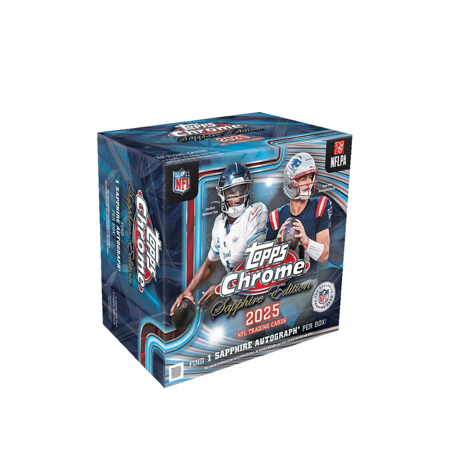 2025 Topps Chrome Sapphire Football Hobby Box