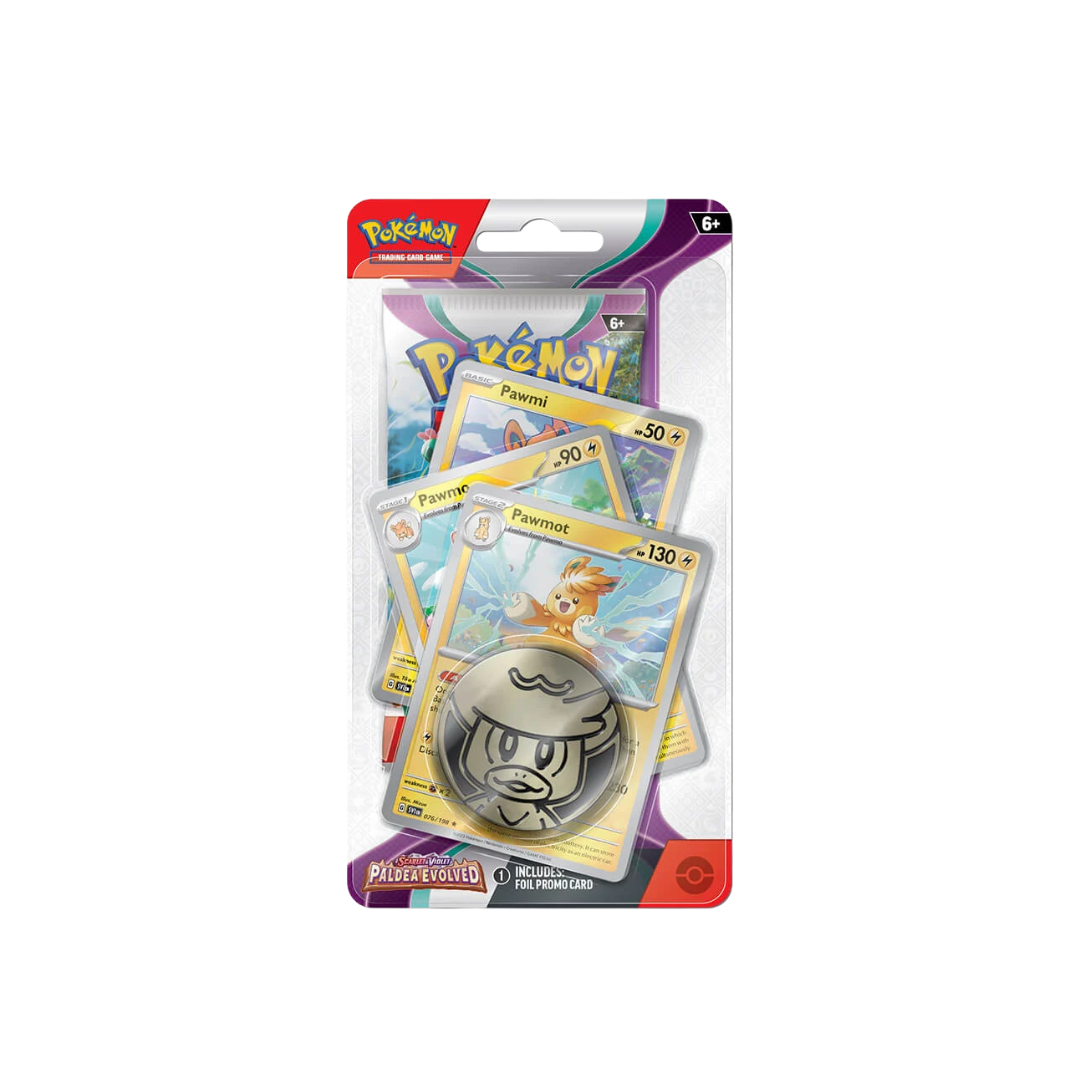 Pokémon Checklane 2 Pack Blister (Pawmot) Trading Card Game (TCG)