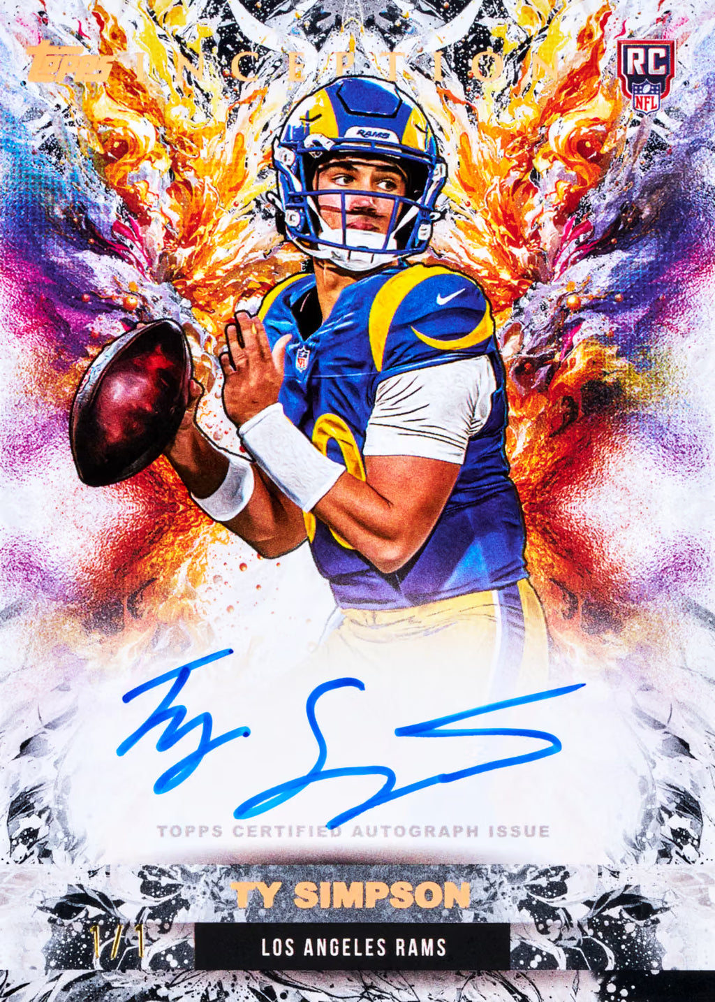 2026 Topps Inception Football Hobby Box