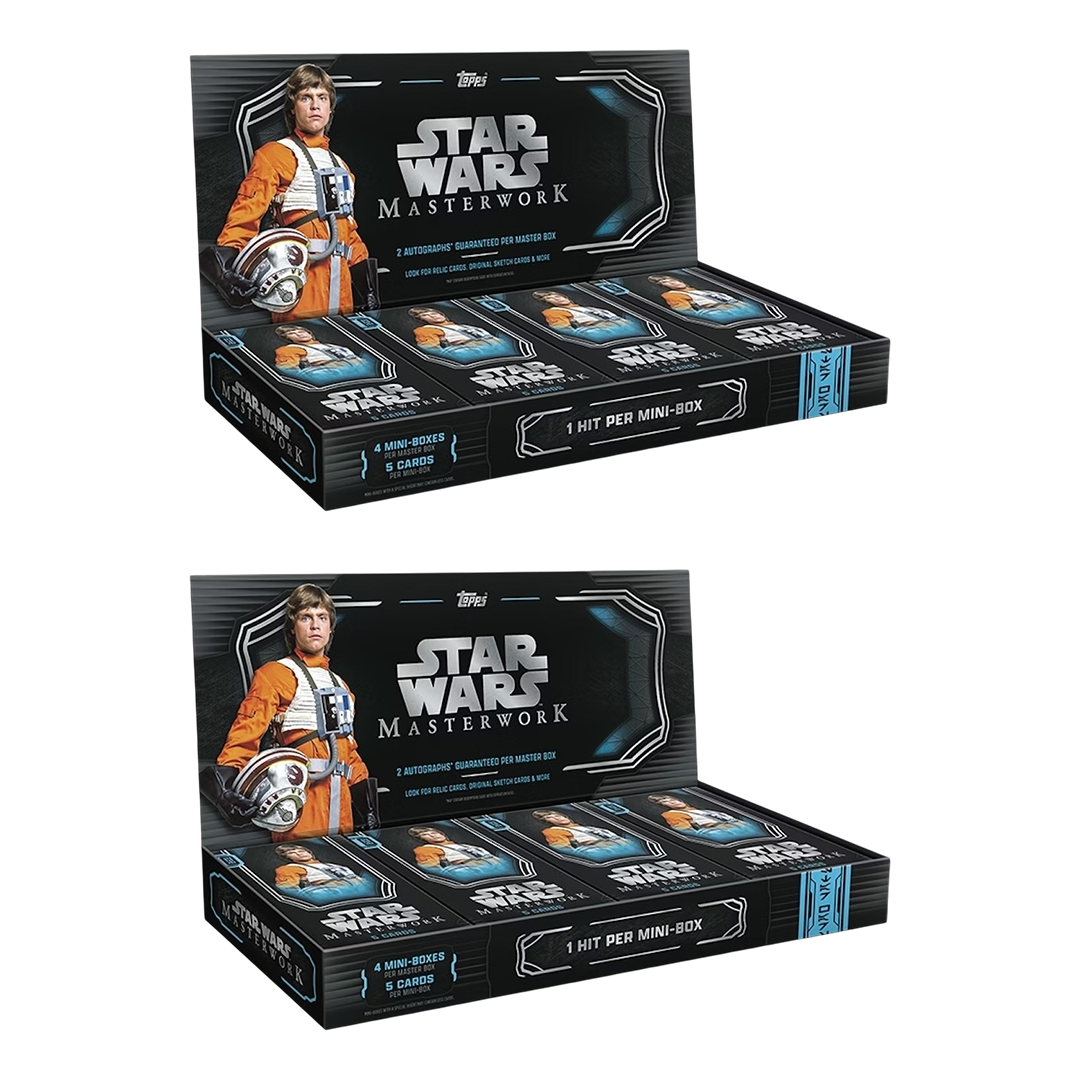 BANGER#002 **NEW RELEASE** WEDNESDAY 2025 Topps Star Wars Masterwork Hobby (x2) Pick Your Team  06/03/26 09:00 PM EST or RIP ON FILL
