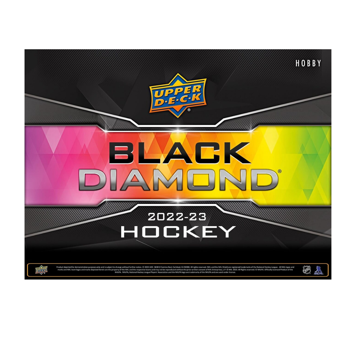 2022-23 Upper Deck Black Diamond Hockey Sports Trading Card Hobby Box