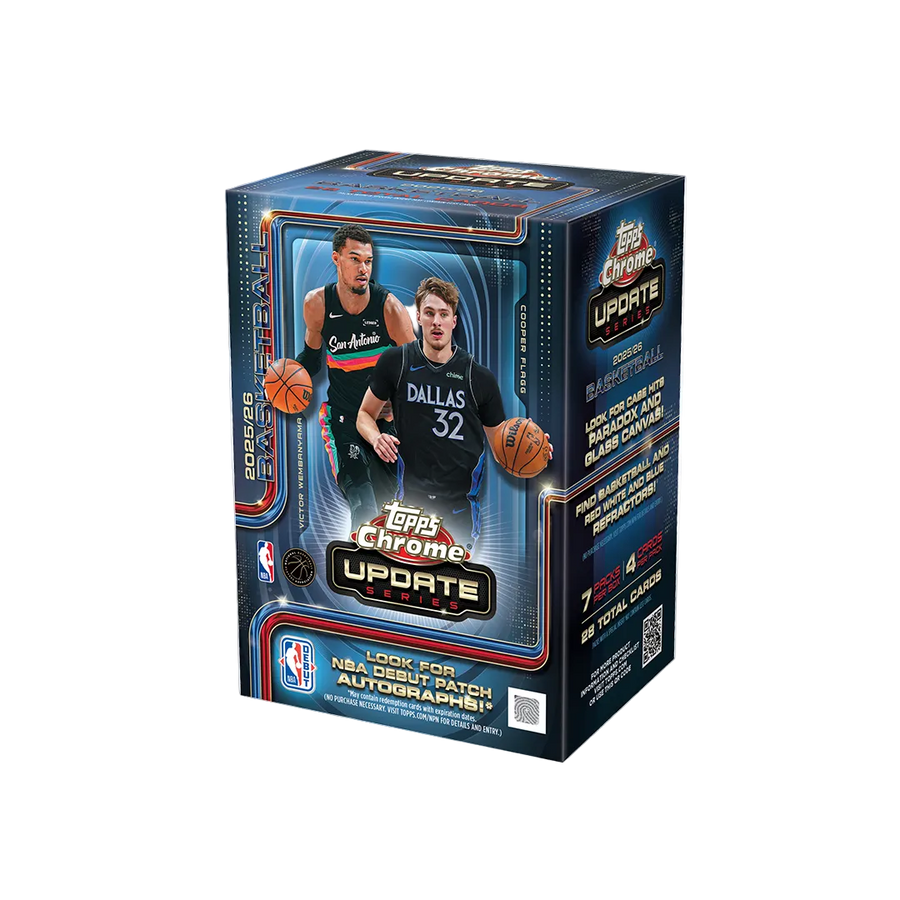 2025-26 Topps Chrome Update Basketball Blaster Box