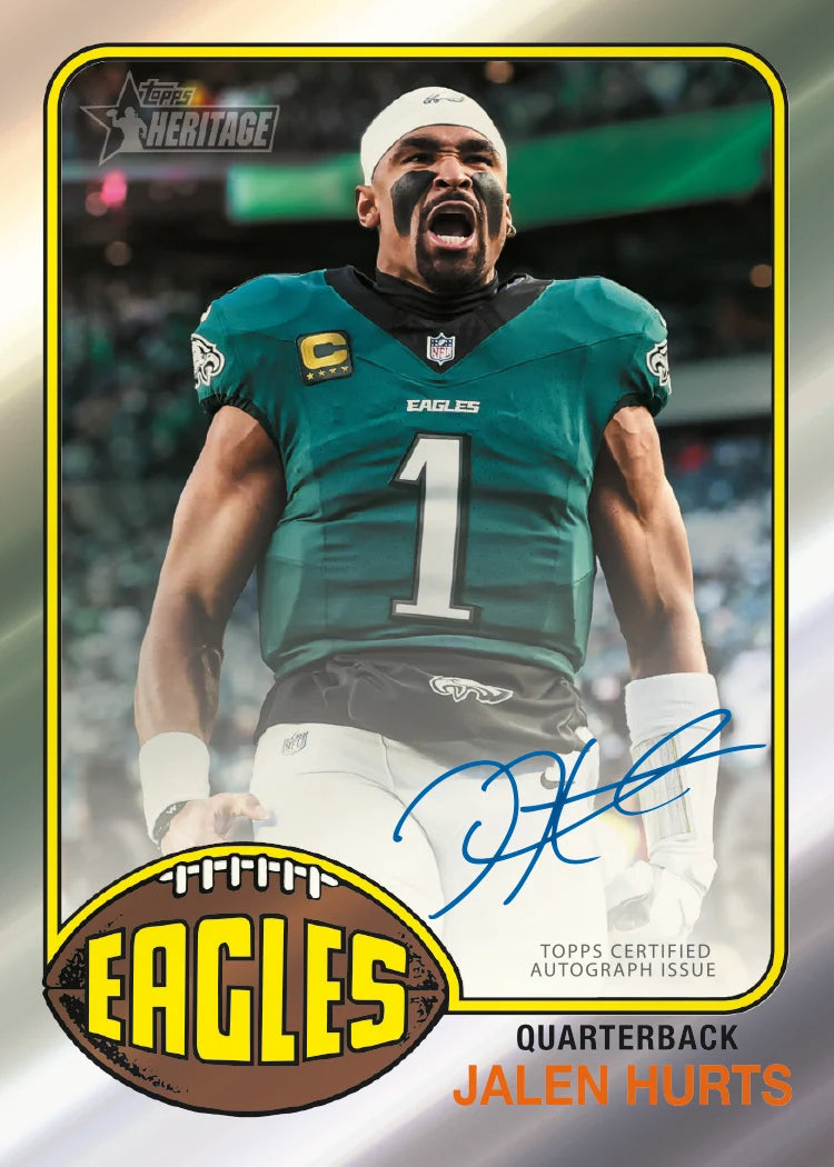 2026 Topps Heritage Football Hobby Box