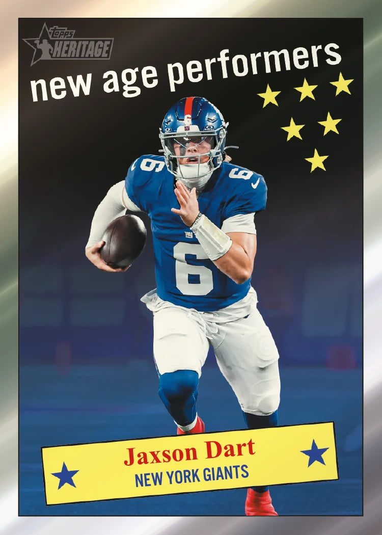 2026 Topps Heritage Football Hobby Box