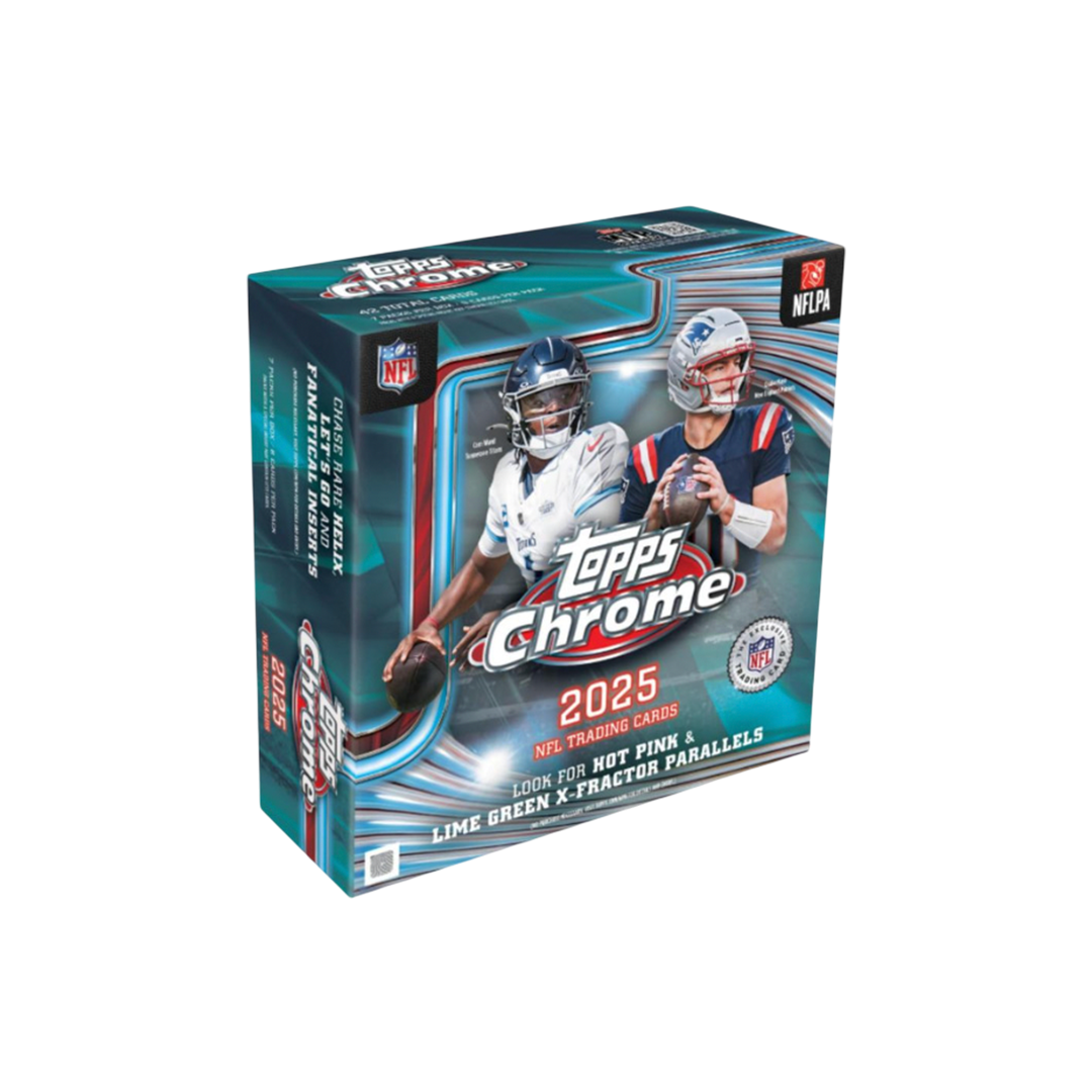 2025 Topps Chrome Football Mega Trading Cards