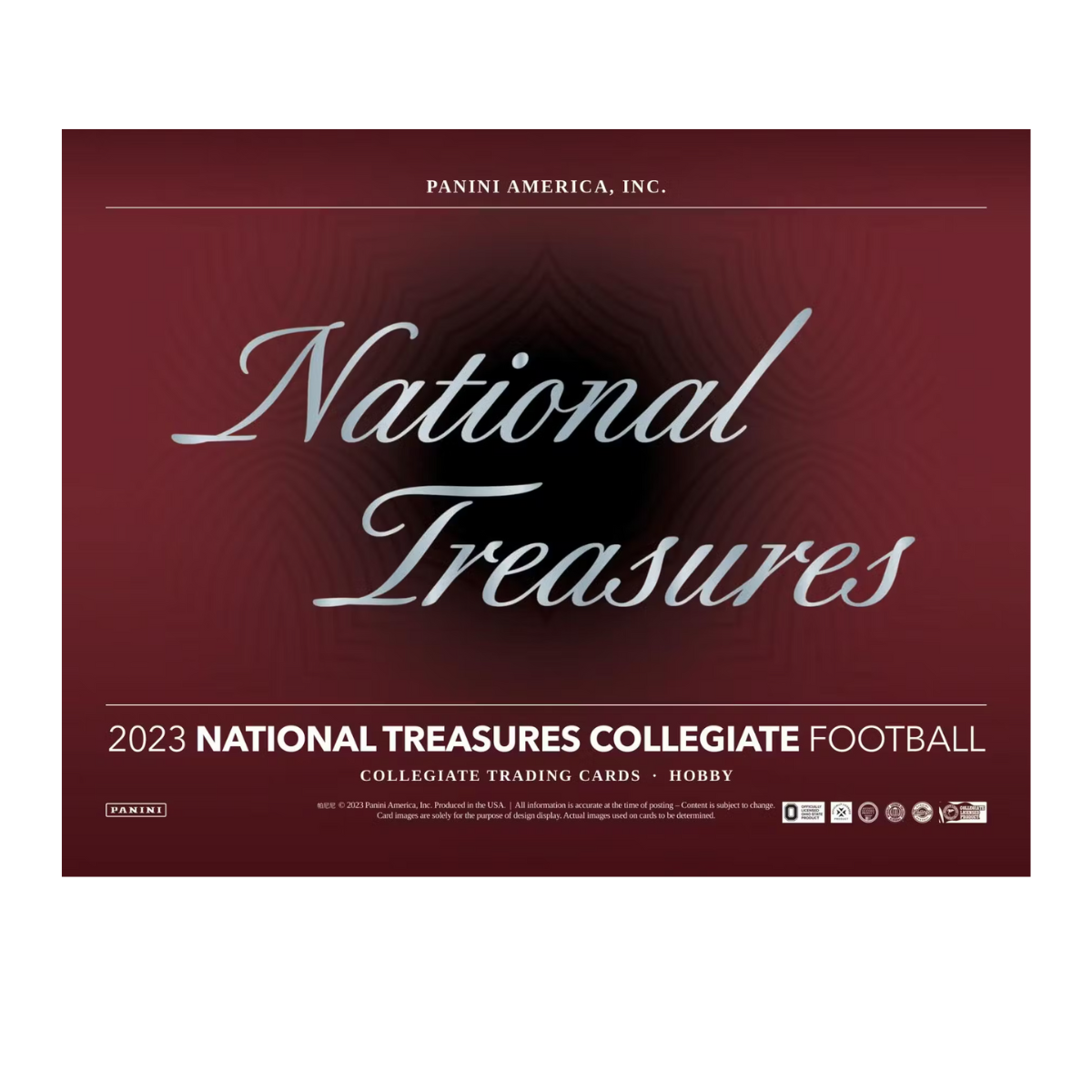 2023 Panini National Treasures Collegiate Collection Football Hobby Box