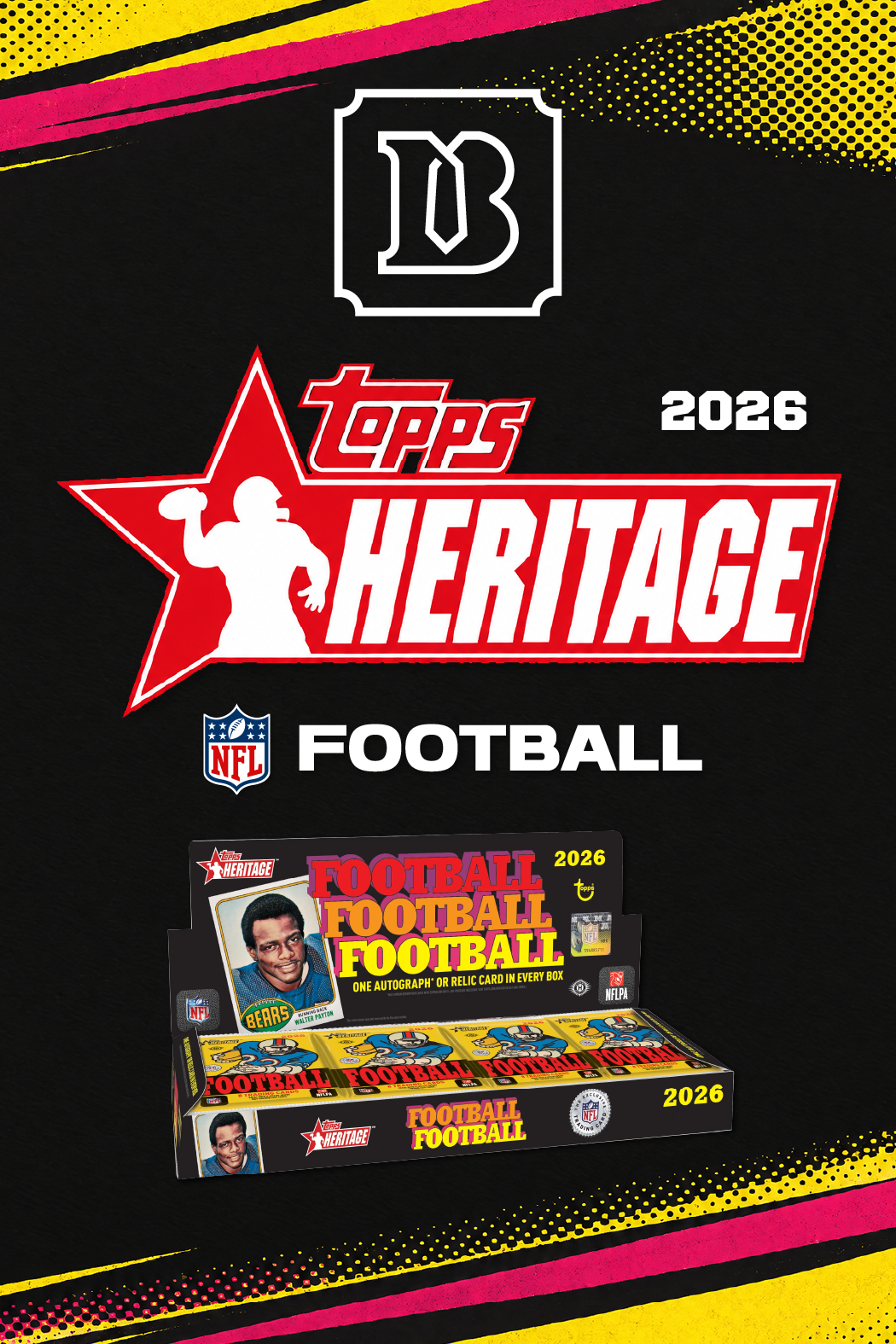 2026 TOPPS HERITAGE FOOTBALL HOBBY HALF CASE BREAK | #HTG001