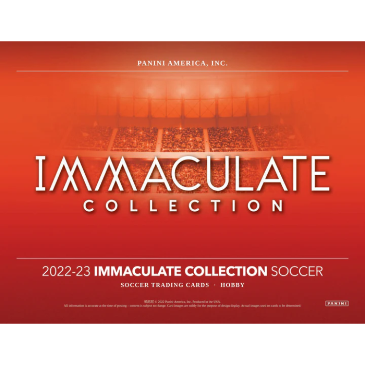 2022/23 Panini Immaculate Soccer Hobby Trading Card Box