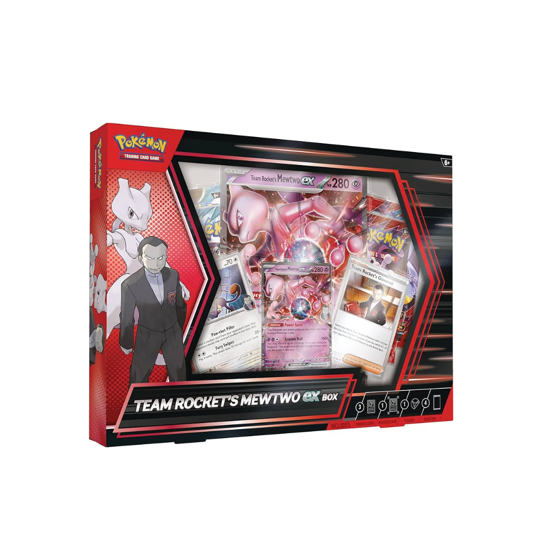 Pokémon Team Rocket's Mewtwo ex Box Trading Card Game (TCG)
