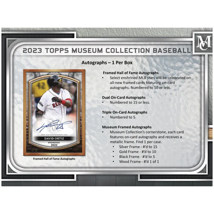 2023 Topps Museum Collection Baseball Hobby Trading Card Box