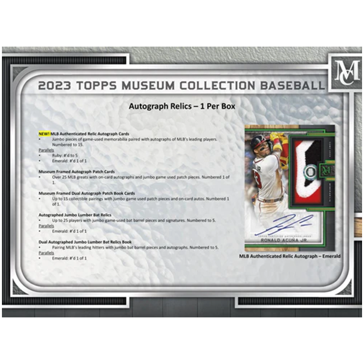 2023 Topps Museum Collection Baseball Hobby Trading Card Box