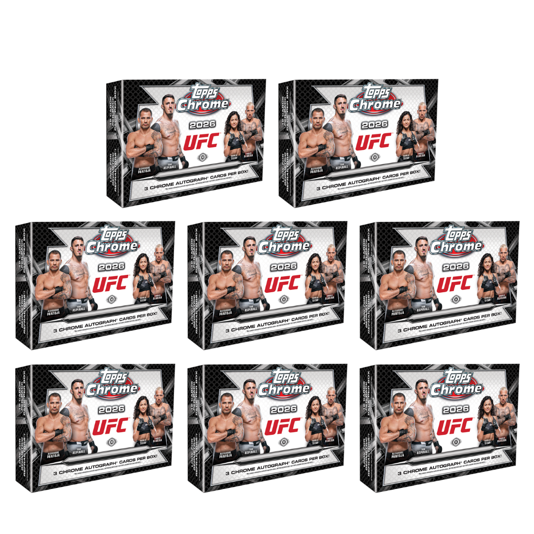 BANGER#R33 SATURDAY 2026 Topps Chrome UFC Breaker's Delight Case (8 Box) Fighter Break