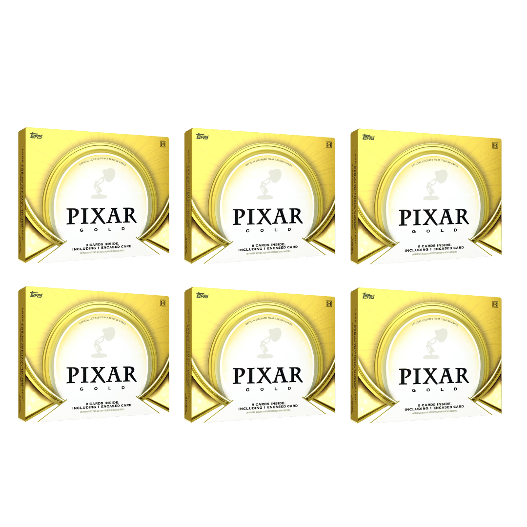 BANGER#R52 SATURDAY 2025 Topps Pixar Gold Hobby Case (6 Box) Character Break