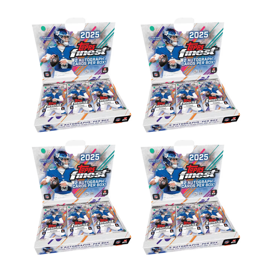 BREAK#S48 THURSDAY 2025 Topps Finest Football Hobby Half Case (4 Box) Player Break