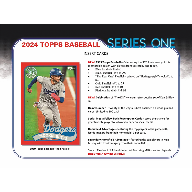 2024 Topps Series 1 Jumbo Baseball Hobby Box