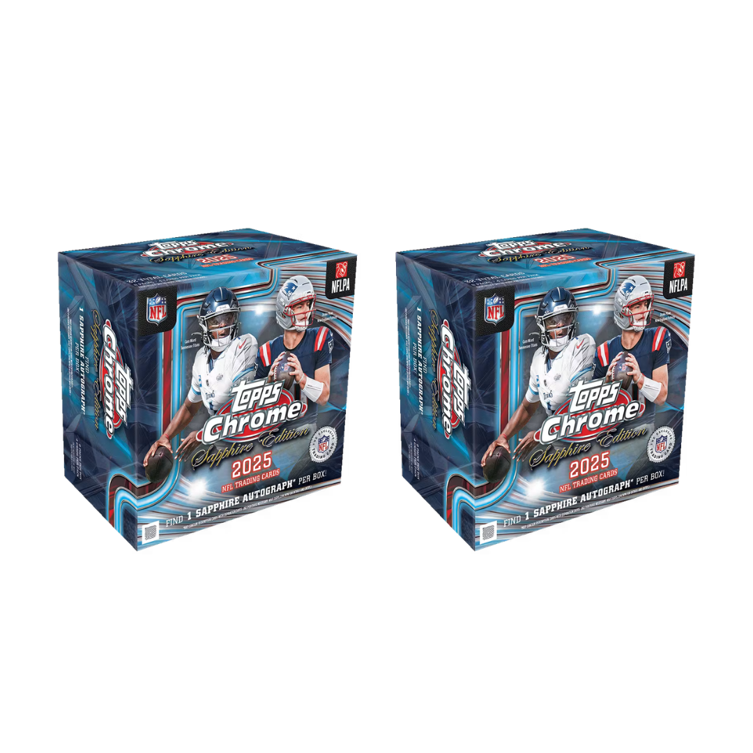 BREAK#S77 THURSDAY 2025 Topps Chrome Football Sapphire Edition Hobby (x2) Player Break