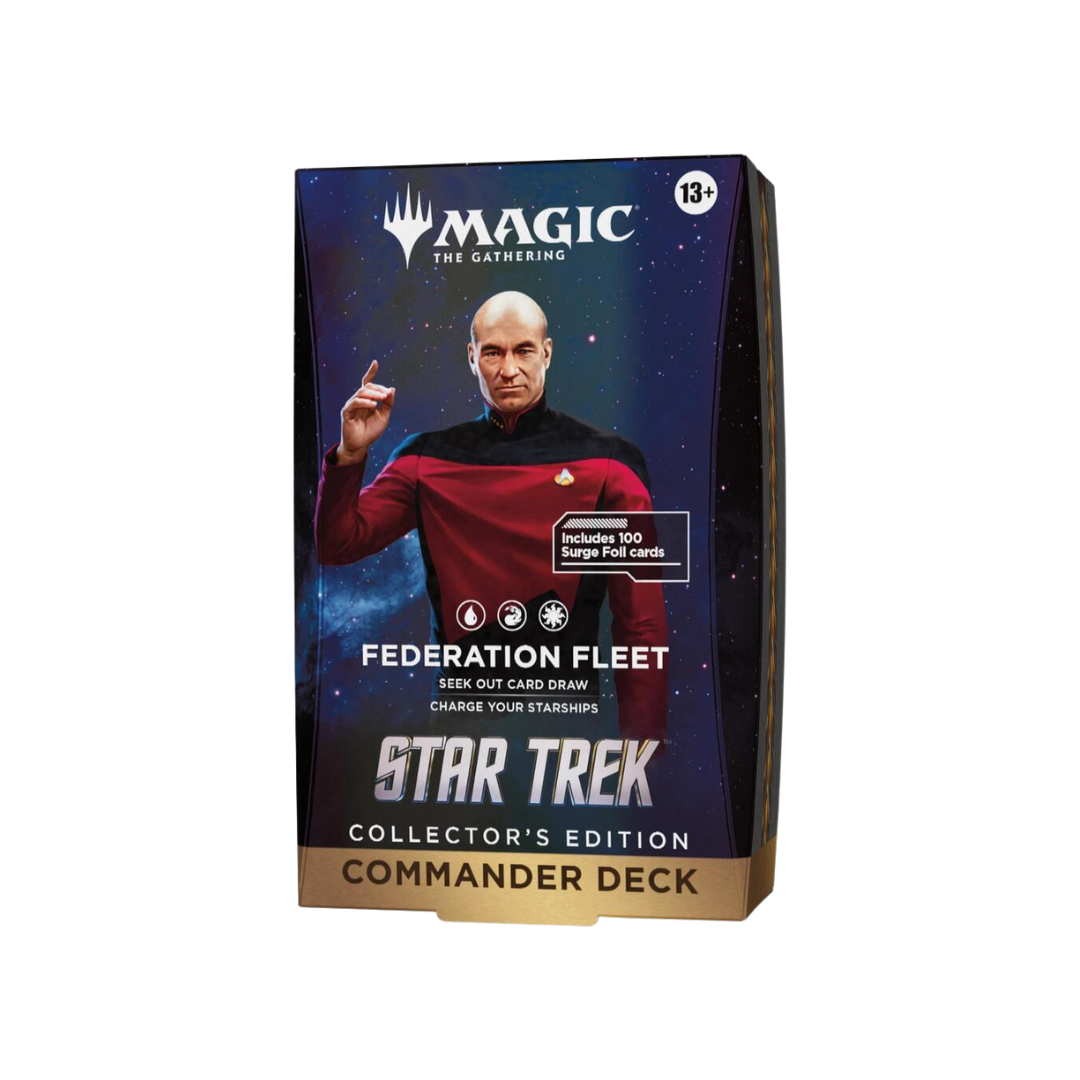 Magic: The Gathering Star Trek Commander Deck Display - Federation Fleet