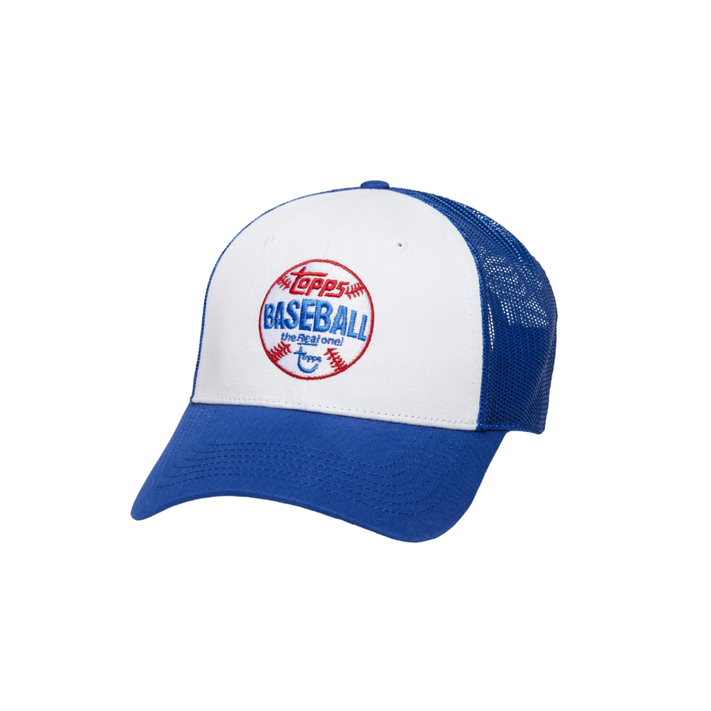 Topps Baseball The Real One Blue Mesh Trucker Hat