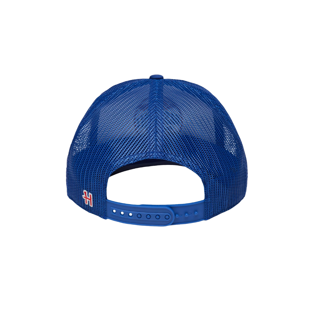 Topps Baseball The Real One Blue Mesh Trucker Hat