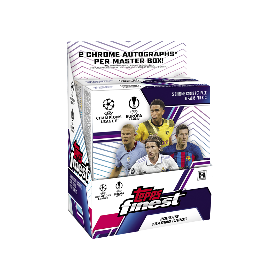 2023 Topps Finest Soccer UEFA Champions Hobby Trading Cards