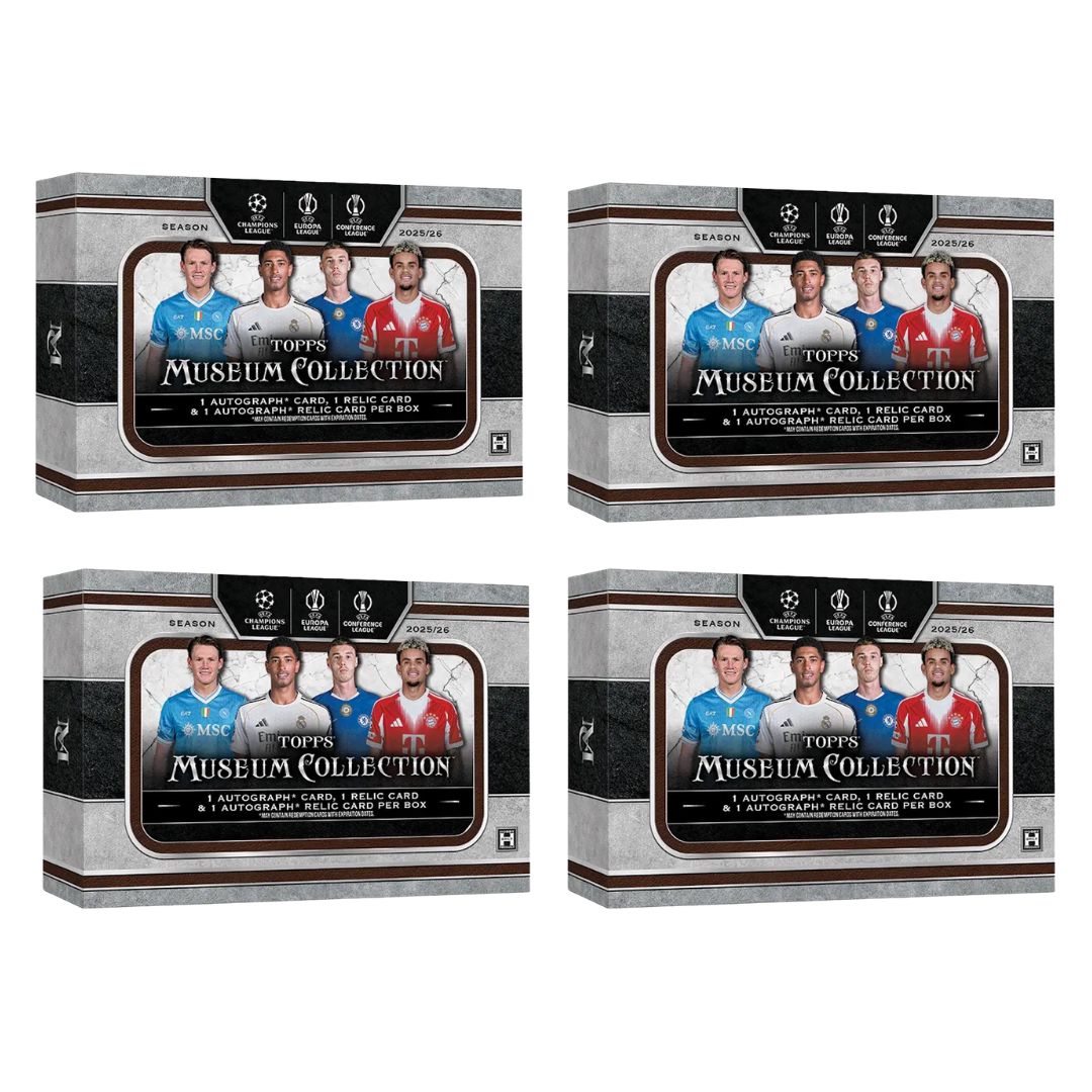 BREAK#UF1 2025-26 Topps Museum Collection UEFA Champions League Half Case (4 Boxes) Team BreakCT 09/19/26 RIP ON FILL