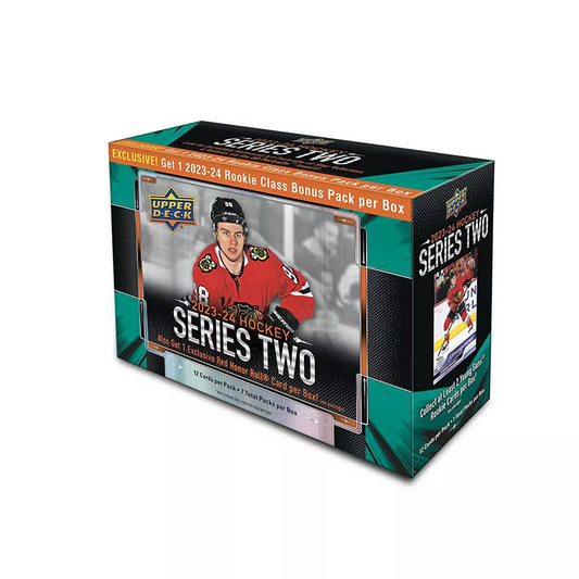 2023-24 Upper Deck Series 2 Hockey Trading Card Mega Box