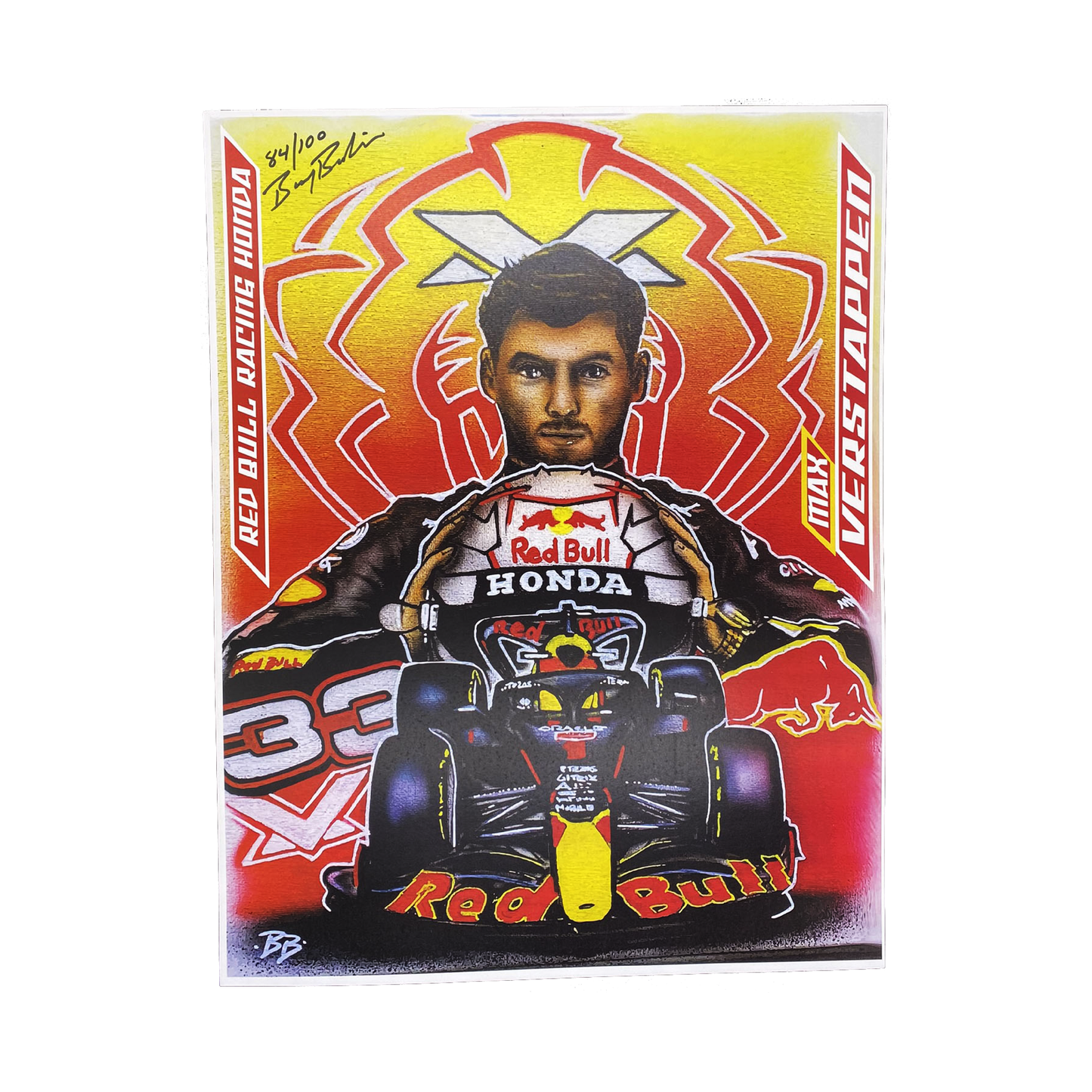 Max Verstappen Print - Red Bull Racing - /100